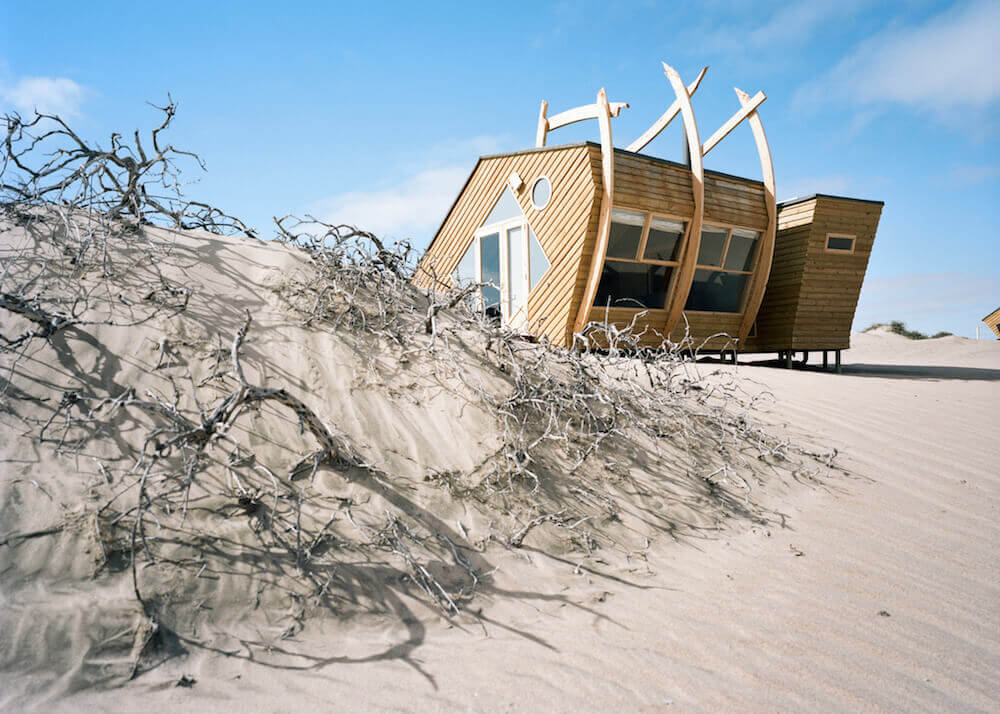 Shipwreck lodge (Côte des squelettes, Namibie): notre bungalow.