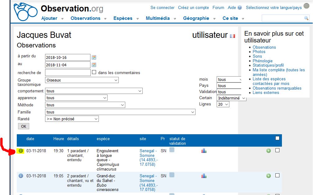 Obervation.org - Copie d'écran 3